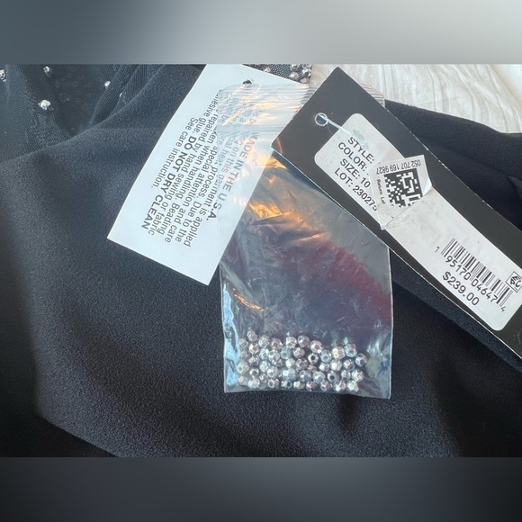 Betsy & Adam Womens Beaded Knee Length Sheath Dress NWT - Picture 15 of 16